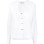 Blusas orgánicas blancas de algodón tallas grandes Ganni talla XS de materiales sostenibles para mujer 