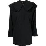 Blusas negras de poliester de manga larga rebajadas tallas grandes manga larga Comme des Garçons talla S para mujer 