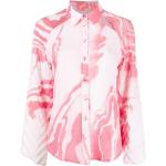 Camisas rosas de poliester a rayas marineras con rayas talla S para mujer 