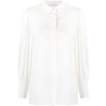 Blusas blancas de seda de seda  rebajadas Alberta Ferretti talla XL para mujer 