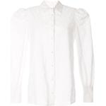 Blusas blancas de algodón de manga larga rebajadas manga larga floreadas talla 3XL para mujer 
