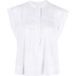 Blusas orgánicas blancas de algodón sin mangas sin mangas con cuello redondo ISABEL MARANT talla XS de materiales sostenibles para mujer 