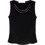 Blusas negras de viscosa sin mangas rebajadas sin mangas con escote cuadrado 1017 ALYX 9SM talla XL para mujer 
