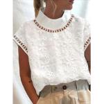 Camisas blancas de algodón de lino  de verano tallas grandes lavable a mano talla 3XL para mujer 