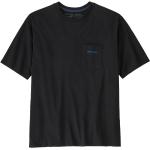 Camisetas deportivas negras con logo Patagonia talla XL de materiales sostenibles para hombre 