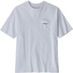 Camisetas deportivas blancas de invierno con logo Patagonia talla L de materiales sostenibles para hombre 