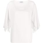 Blusas blancas de poliester de manga larga rebajadas manga larga con cuello barco ALBERTO BIANI talla XL para mujer 
