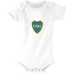 Boca Juniors Body Blanc Camiseta, Niño, FR : S (Ta