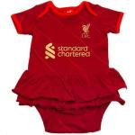 Tutús infantiles rojos de algodón Liverpool F.C. con volantes 3 meses para niña 