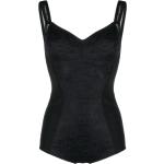 Camisetas negras de poliester con encaje  de encaje Dolce & Gabbana talla 3XL para mujer 