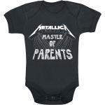 Mamelucos negros de algodón Metallica 6 años para bebé 