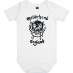 Bodies infantiles blancos de algodón Motörhead 6 años para bebé 