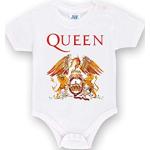 Body personalizado de los Queen Band de algodón para bebé y niña blanco 9 Meses
