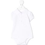 Polos blancos de algodón manga corta infantiles con logo Ralph Lauren Lauren 9 meses para bebé 
