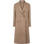 Boglioli, Elegante abrigo largo de doble botonadura de lana Beige, Mujer, Talla: S