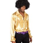 Disfraces dorados de Halloween para fiesta Boland con volantes talla M para hombre 