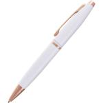 Bolígrafos blancos art déco lacado 