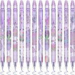 Bolígrafos lila de plástico 