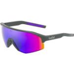BOLLE Lightshifter Xl Titanium Matte Volt+ Ultraviolet Polarized - Gafas de sol deportiva - Gris/Violeta - EU Unica