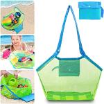 Bolsas verdes de plástico de playa rebajadas plegables 