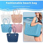Bolsas azul marino de plástico de playa 