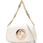 Bolsos blancos de moda con logo Gucci para mujer 