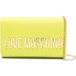 Bolsos satchel verdes de poliuretano plegables con logo MOSCHINO Love Moschino para mujer 