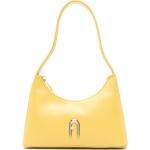 Bolsos amarillos de piel de moda con logo FURLA para mujer 