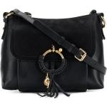 Bolsos satchel negros de algodón plegables Chloé See by Chloé para mujer 