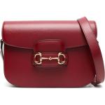 Bolsos rojos de poliester de moda plegables Gucci 1955 Horsebit para mujer 