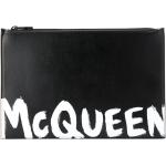 Bolsos negros de moda con logo Alexander McQueen 