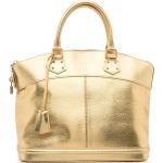 Bolsos dorados de moda Louis Vuitton Lockit para mujer 