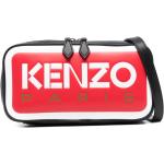 Bandoleras estampadas negras de poliester con logo KENZO Logo para hombre 