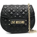 Bolsos satchel negros de poliuretano rebajados plegables con logo MOSCHINO Love Moschino para mujer 