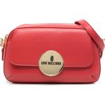 Bolsos satchel rojos de poliuretano rebajados plegables con logo MOSCHINO Love Moschino para mujer 