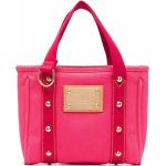 Bolsos rosas de moda vintage con logo Louis Vuitton para mujer 