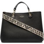 Bolsos negros de PVC de moda con logo Armani Emporio Armani para mujer 