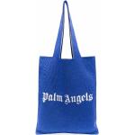 Bolsos azules de poliester de moda rebajados con logo Palm Angels para hombre 