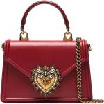 Bolsos rojos de piel de moda Dolce & Gabbana para mujer 
