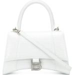 Bolsos blancos de piel con logo Balenciaga para mujer 