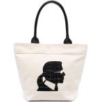 Bolsos blancos de sintético de moda con logo Karl Lagerfeld para mujer 