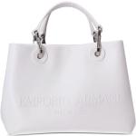 Bolsos blancos de poliester de moda con logo Armani Emporio Armani para mujer 