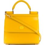 Bolsos satchel amarillos de piel Dolce & Gabbana para mujer 