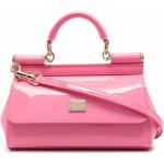 Bolsos rosas de charol de moda plegables Dolce & Gabbana para mujer 