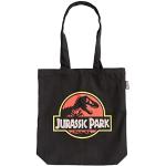 Tote bags de tela rebajadas Jurassic Park para vuelta al cole plegables para mujer 
