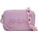 Bolsos lila de mano de piel rebajados VERSACE Jeans Couture 