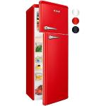 Bomann Double Door Refrigerator DTR 353 (Red) Garantías de electrodomésticos, Rojo, Único