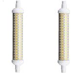 Lámparas LED blancas de metal de rosca R7s 