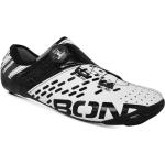 Zapatillas blancas de piel Boa Fit System de ciclismo rebajadas acolchadas Bont talla 44,5 para hombre 