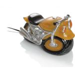 Booster Cast Stone Table Lamp Motorbike, amarillo